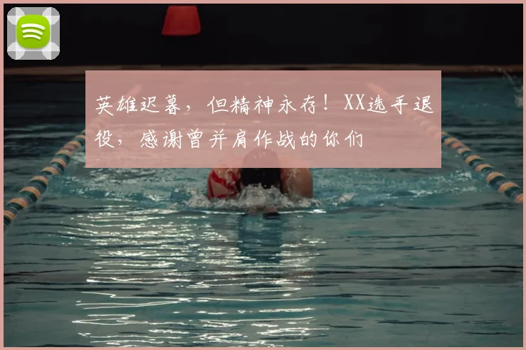 英雄迟暮,但精神永存!XX选手退役,感谢曾并肩作战的你们